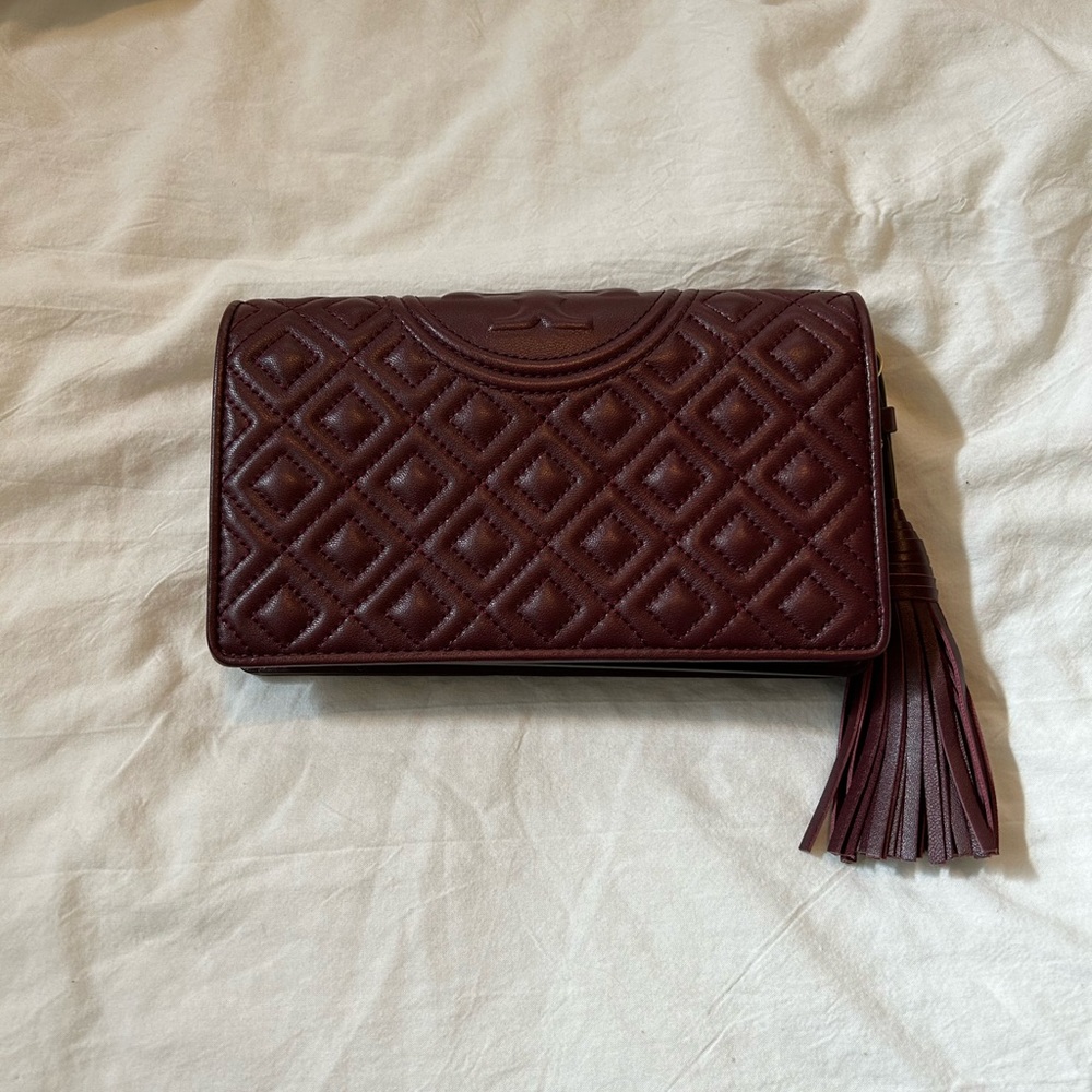 Tory Burch Fleming Wallet on Chain